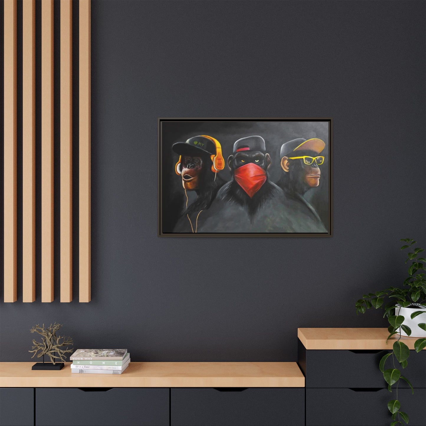 + Three wise monkeys +
