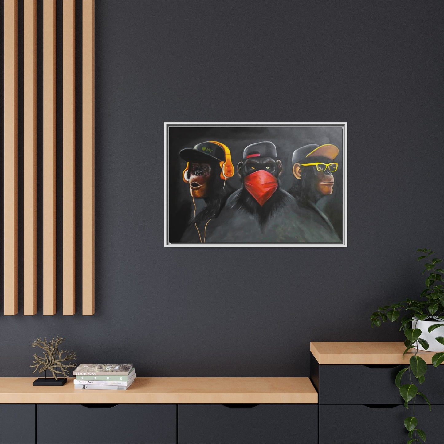 + Three wise monkeys +