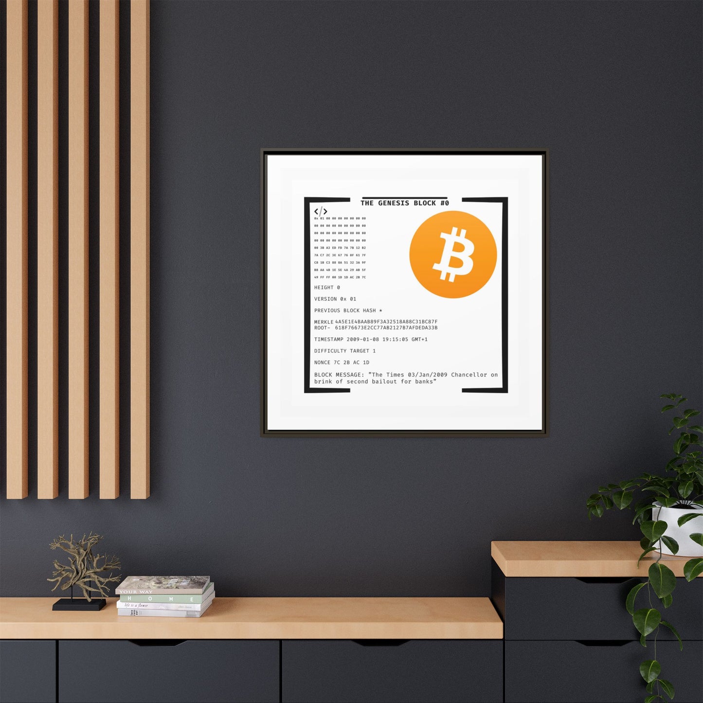 + Satoshi Genesis Block #0 +
