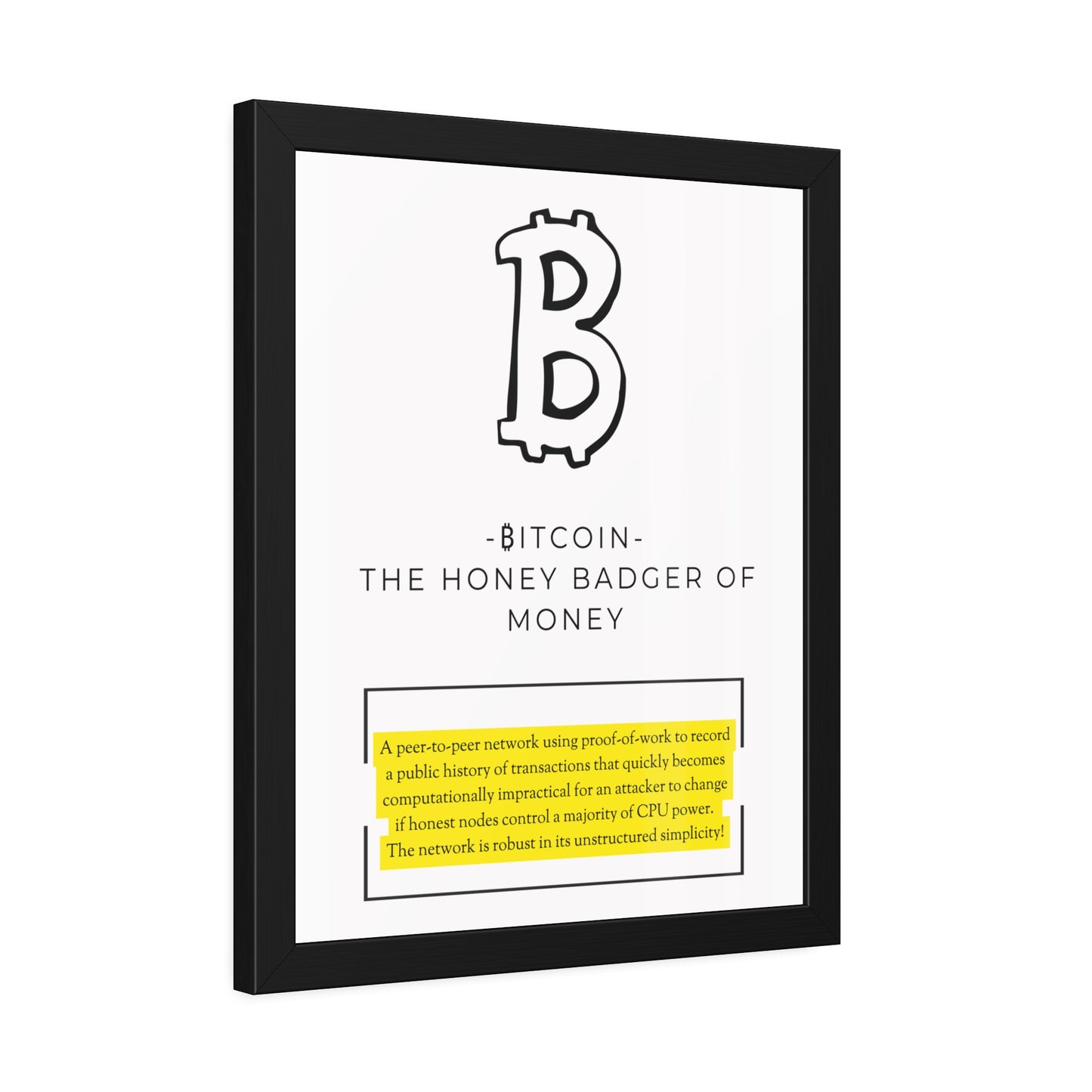 + ₿itcoin - Honey Badger of money +