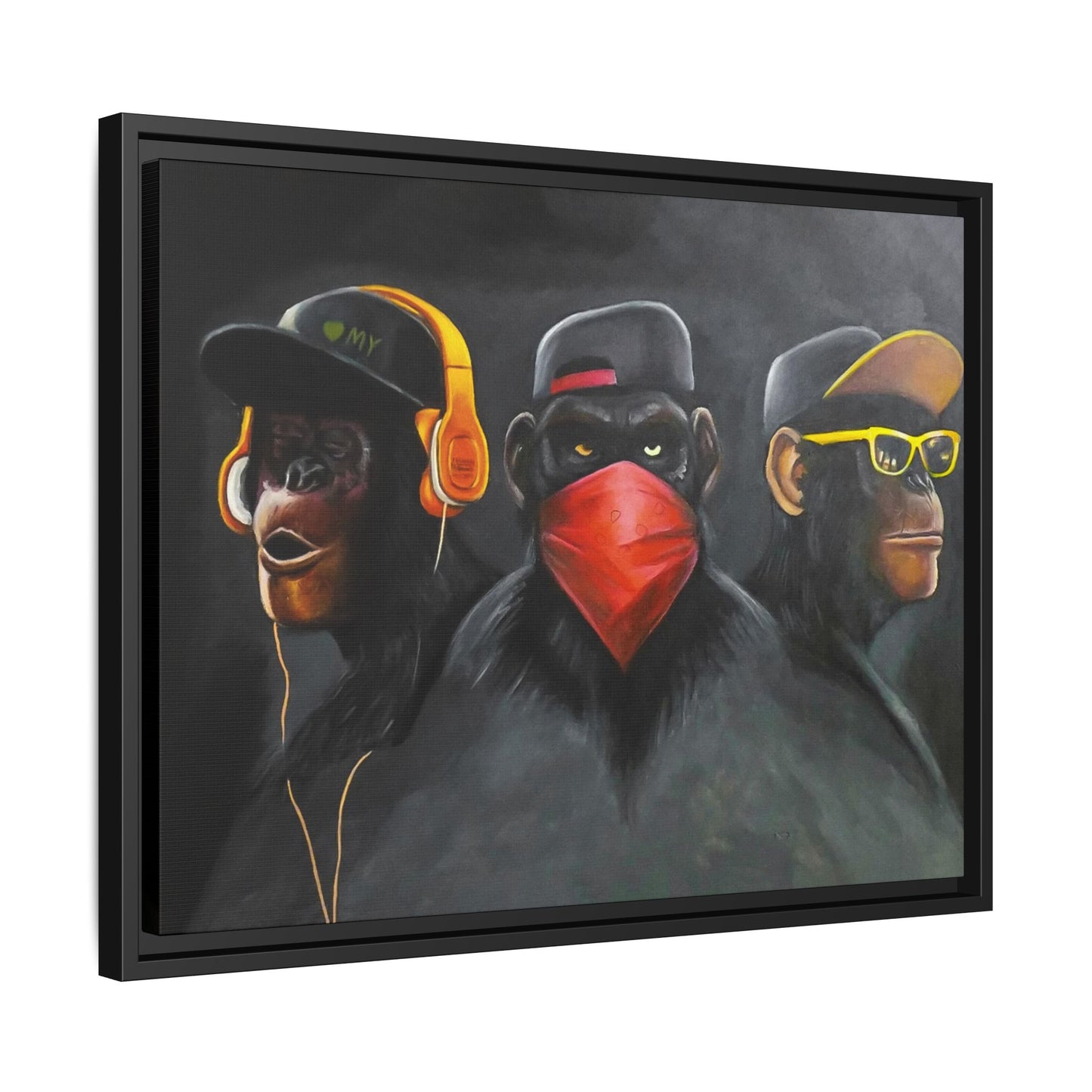 + Three wise monkeys +