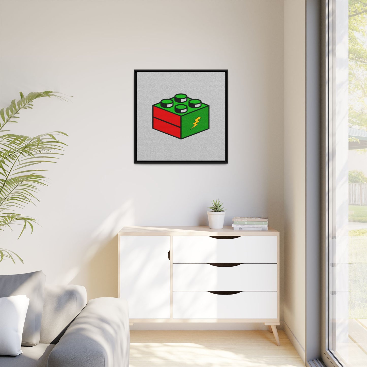 + Block One: Red & Green  +