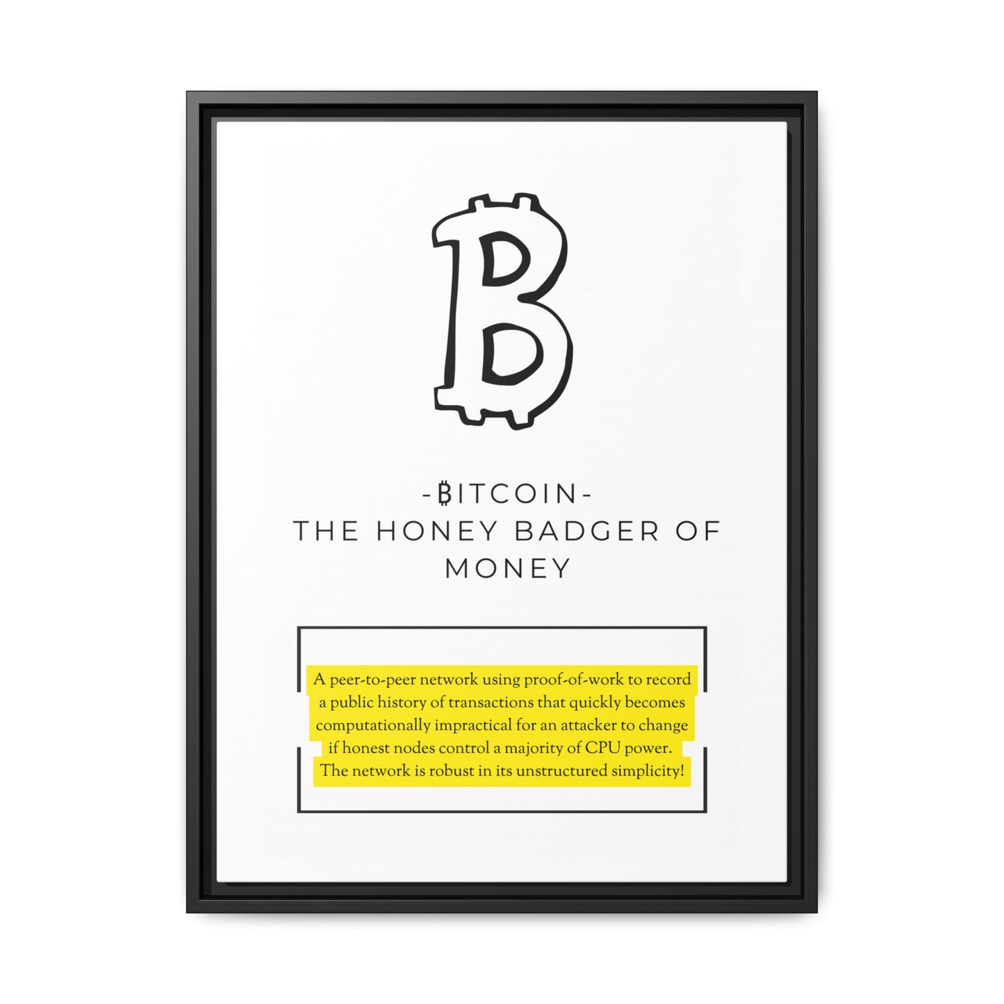 + ₿itcoin - Honey Badger of money +