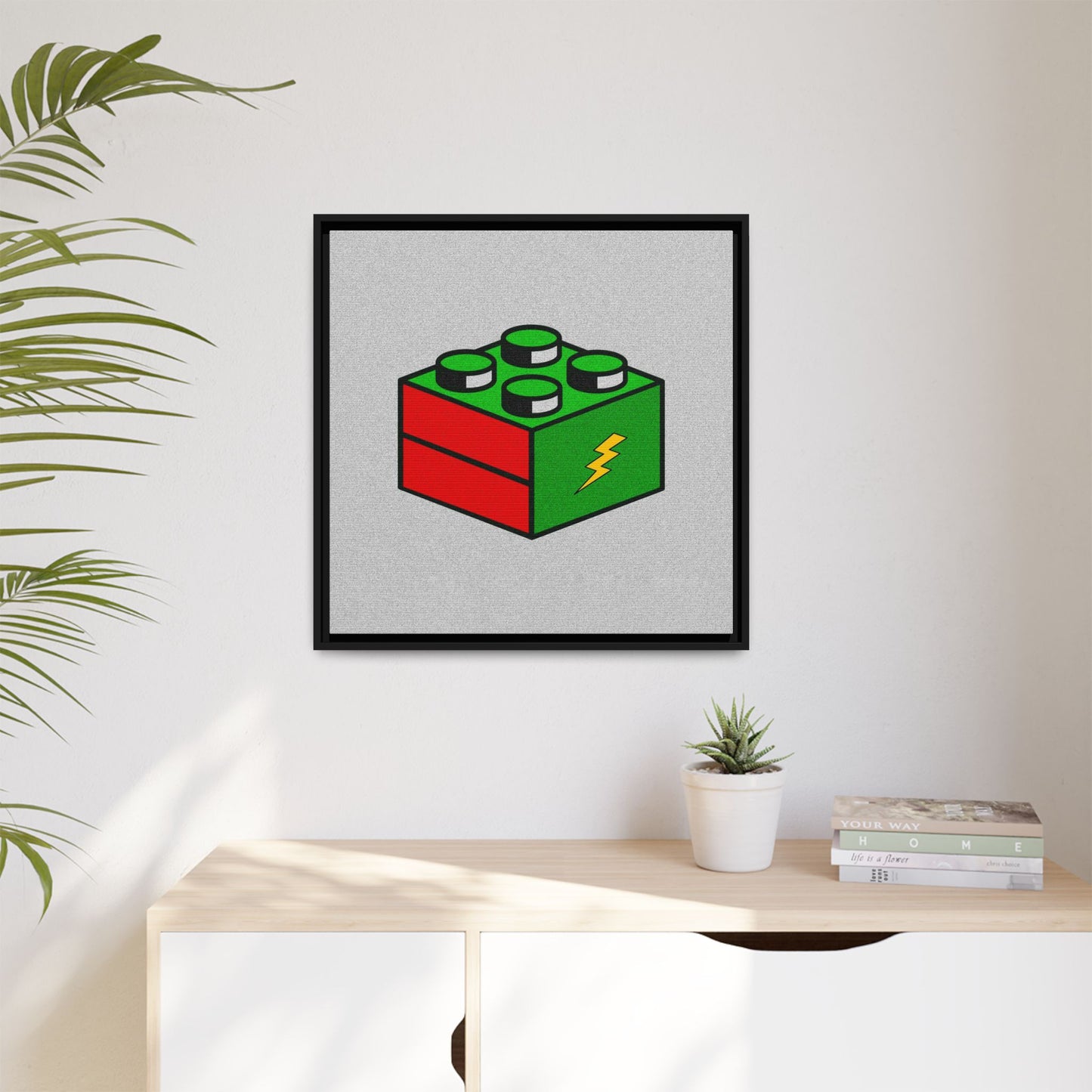 + Block One: Red & Green  +