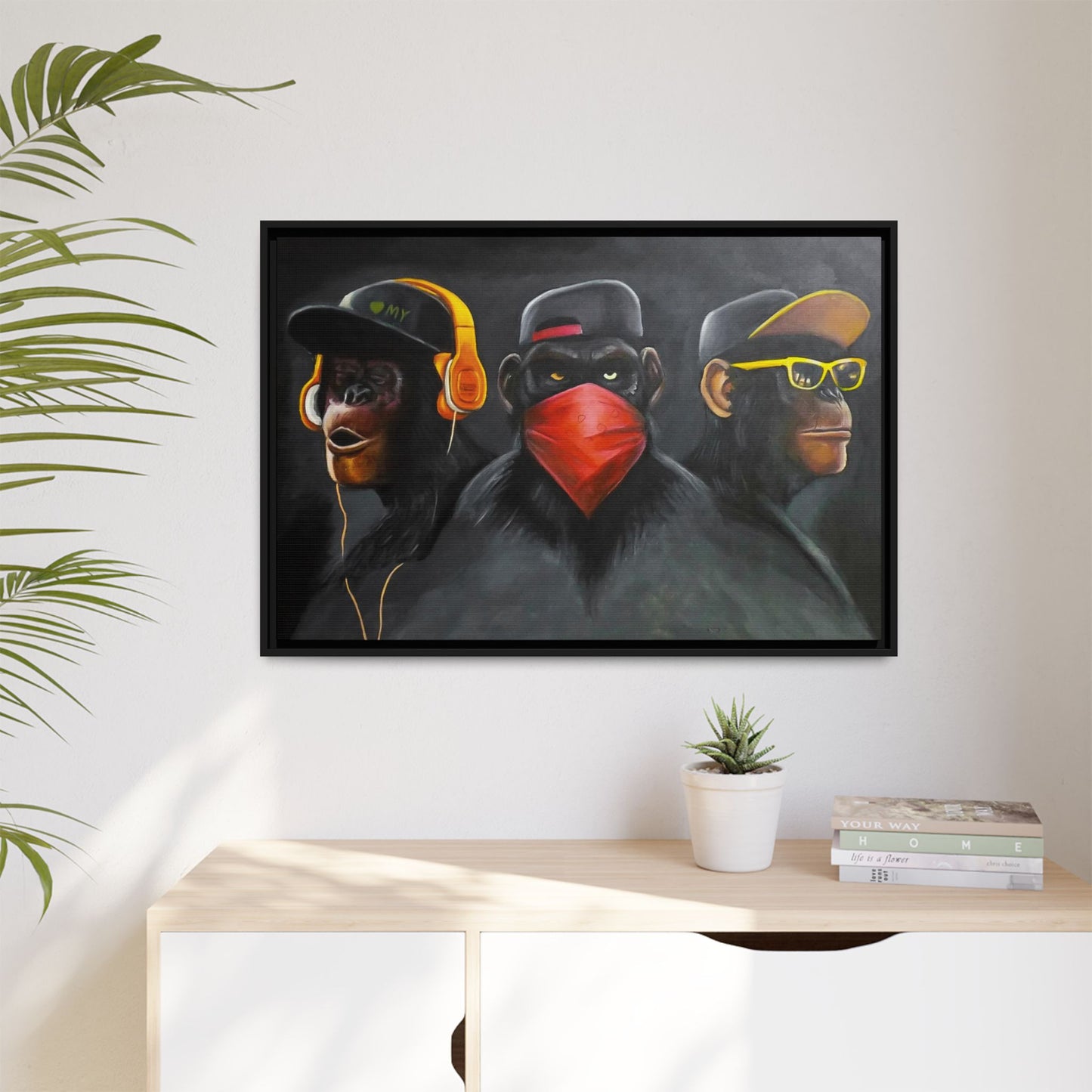 + Three wise monkeys +