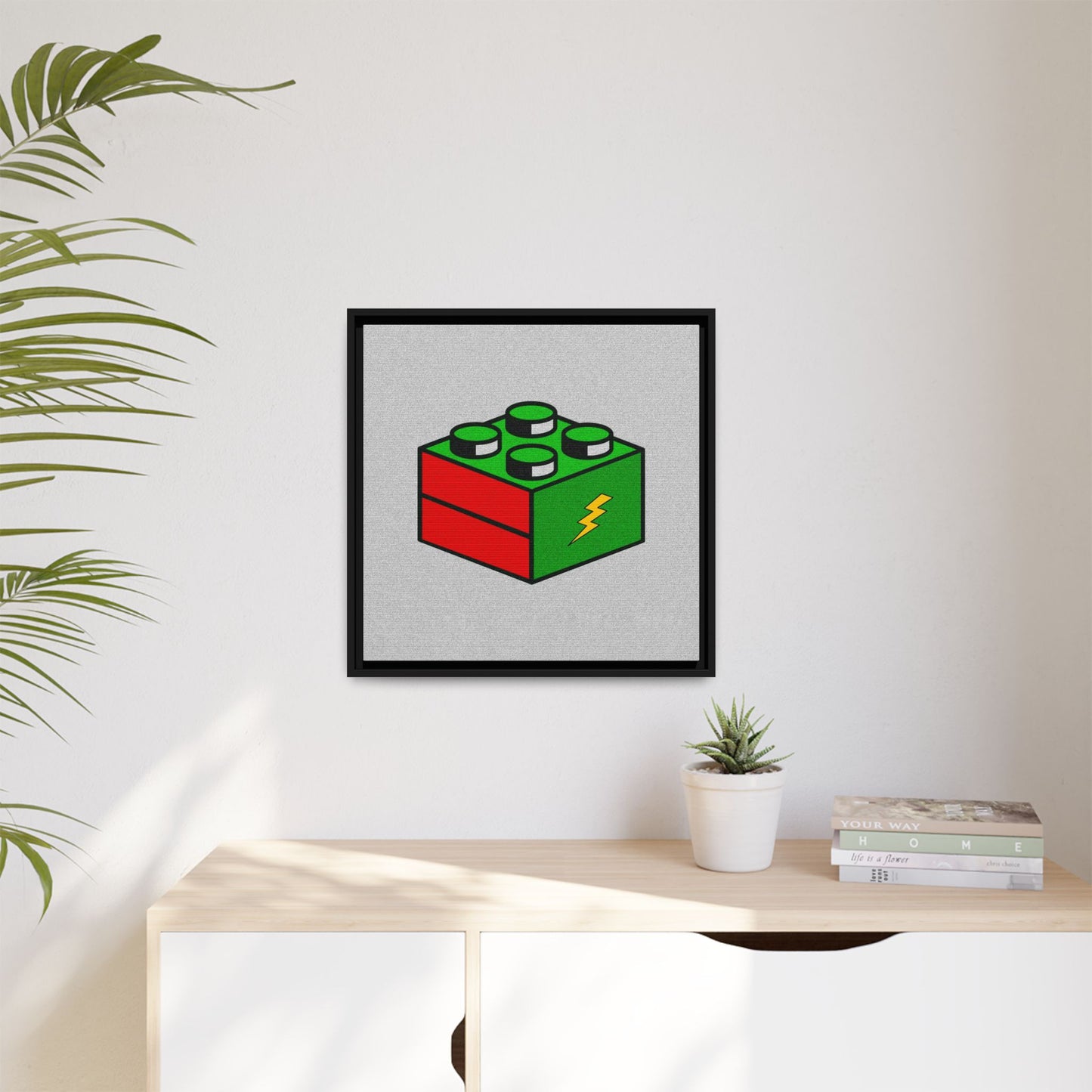 + Block One: Red & Green  +