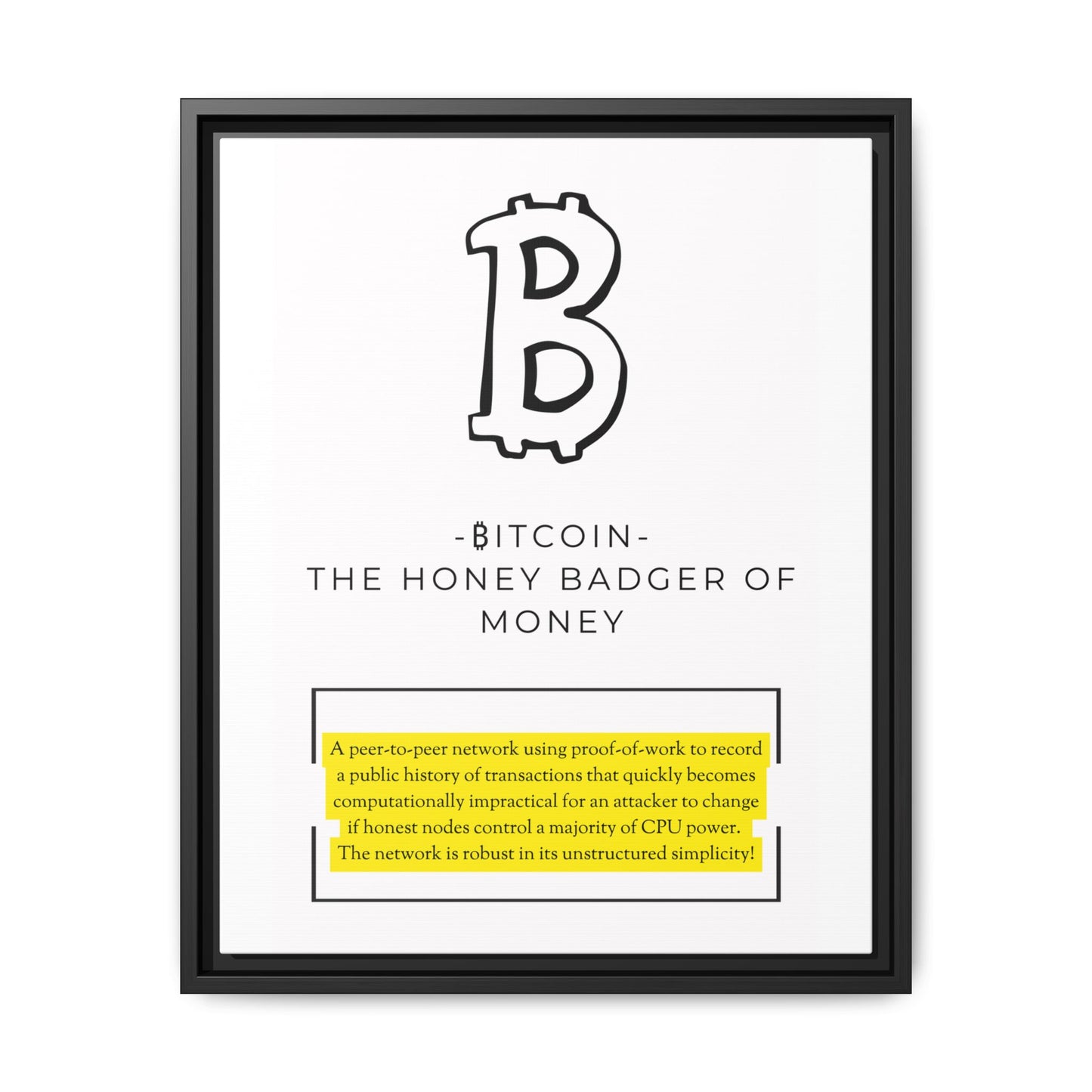 + ₿itcoin - Honey Badger of money +