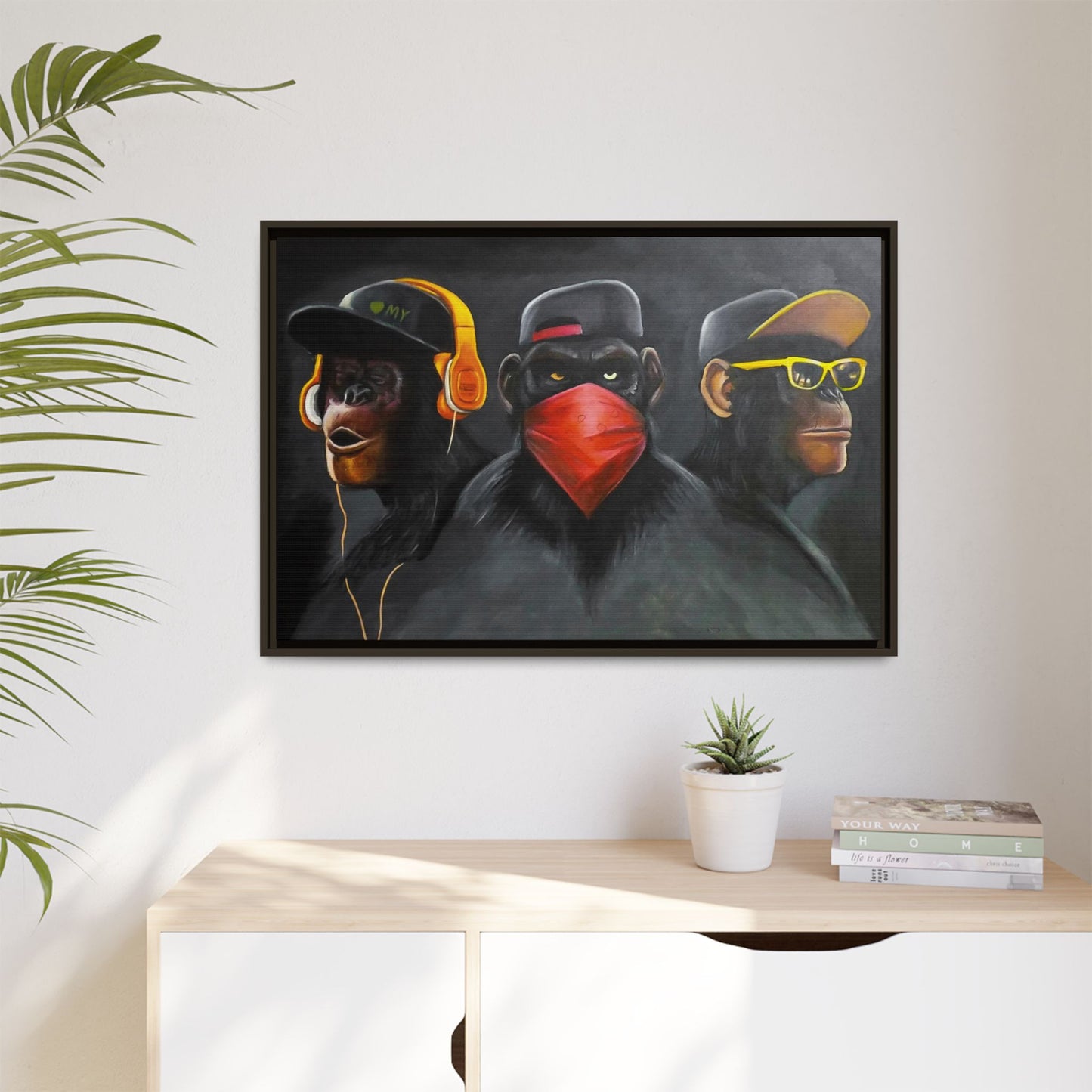 + Three wise monkeys +